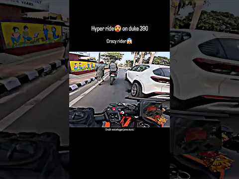 hyper ride🥵 duke 390🔥#shorts #shortsviral #shortfeed #youtibeshorts #bike #motovlog #bikelover #ktm