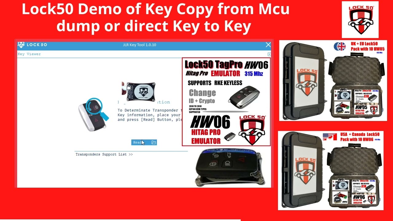 Key duplication (without car)