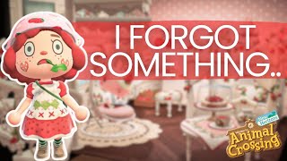 The BERRY BERRY Cutest Bedroom! Merengue's Interior | ACNH Animal Crossing New Horizons