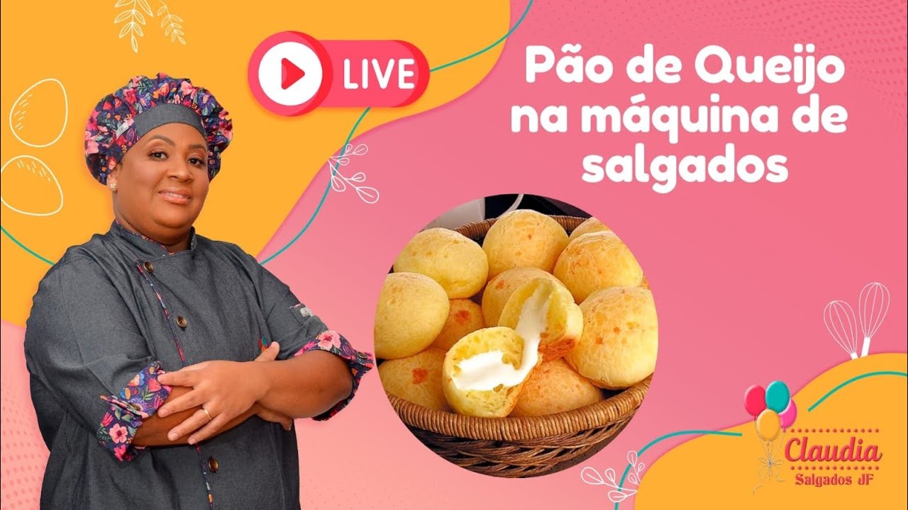 #Live | Pão de queijo na máquina de salgados