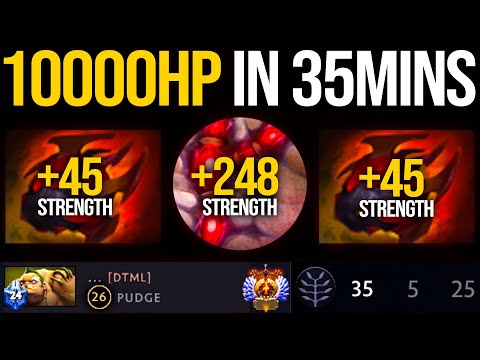 VALVE LOOK!!! Pudge is Absolutely Broken - F***ing God 10000HP in Only 35Mins | Pudge Official