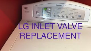 Top Loader Water Inlet Replacement