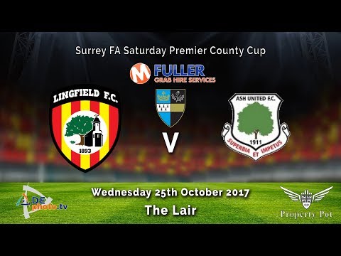 Lingfield FC 8v0 Ash Utd - Surrey County Cup - 25-10-2017 - Highlights