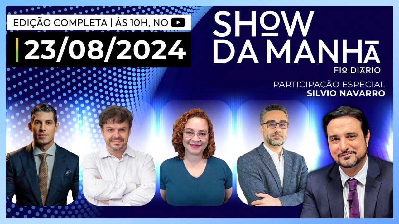 SHOW DA MANHÃ-MARCO ANTÔNIO COSTA,ADRILLES,PAULA MARISA,ANDRÉ MARSIGLIA E SILVIO NAVARRO-23/08/2024