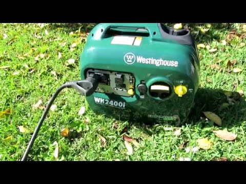 Westinghouse 2400I Explorer Generator running RV Coleman Mach AC