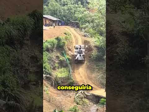 Camión de 4 toneladas supera una subida imposible
