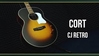 Cort CJ Retro Vintage Sunburst Matt - відео 1