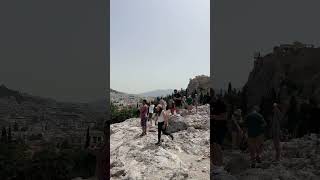 🇬🇷 Areopagus Hill, Athens #greece #acropolis #athens #hills #cityview
