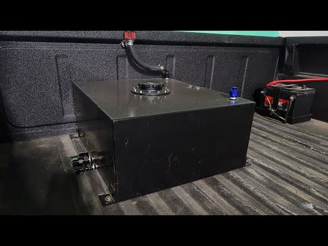 Aluminum Fuel Cell Install // 67 F250 Drag Truck