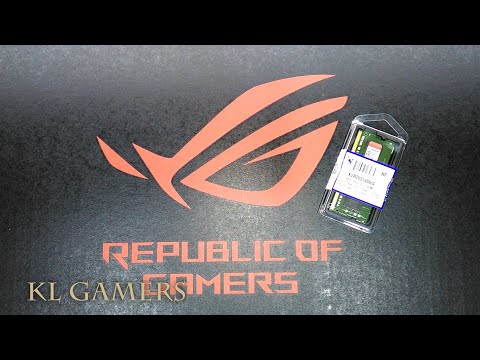 ASUS ROG G531G DBQ086T Notebook Laptop unbox and upgrade DDR4 RAM 2019