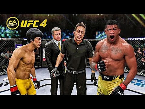 UFC 4 Bruce Lee Vs. Gilbert Burns - Ea Sports UFC 4 - Epic Fight