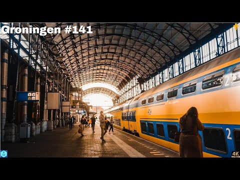 4K - Groningen railway station - the Netherlands - 2020 #141