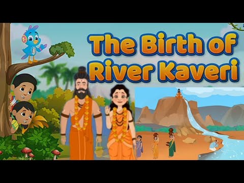The Birth of River Kaveri # new english cartoon # nyra nad neel # learn with    cartoon videos