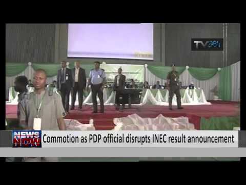 Godsday Orubebe disrupts INEC result announcement