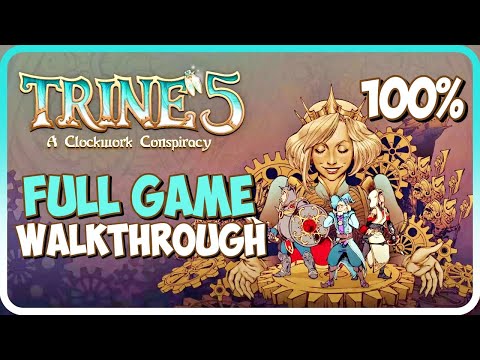TRINE 5 FULL GAME 100% WALKTHROUGH GAMEPLAY (All Experiences, Letters, Tidbits, Fashion)