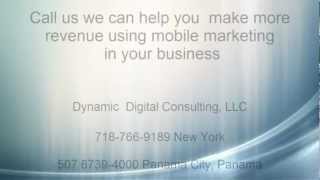 preview picture of video 'Mobile Marketing and Mobile Apps for Business | Dynamic Digital Consulting | New York | Panama'