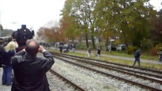 preview picture of video 'Dampflok Sonderzug in Aurich'