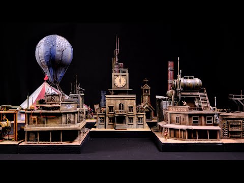Making a Miniature Wild Western Town