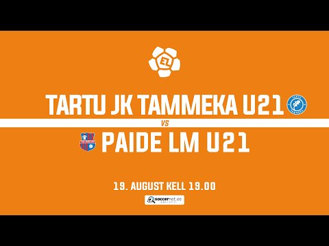 TARTU JK TAMMEKA U21 - PAIDE LINNAMEESKOND U21, ESILIIGA 17. voor