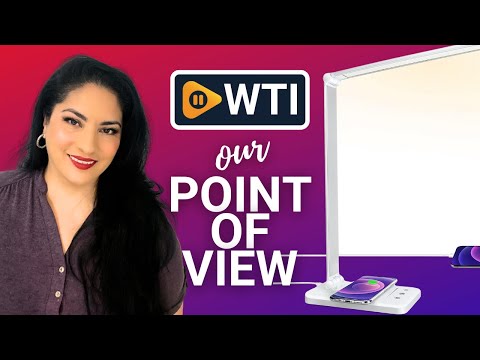 LED Desk Lamp with Wireless Charger - WTI product video review