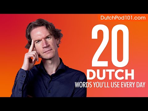 20 Dutch Words You'll Use Every Day - Basic Vocabulary #42