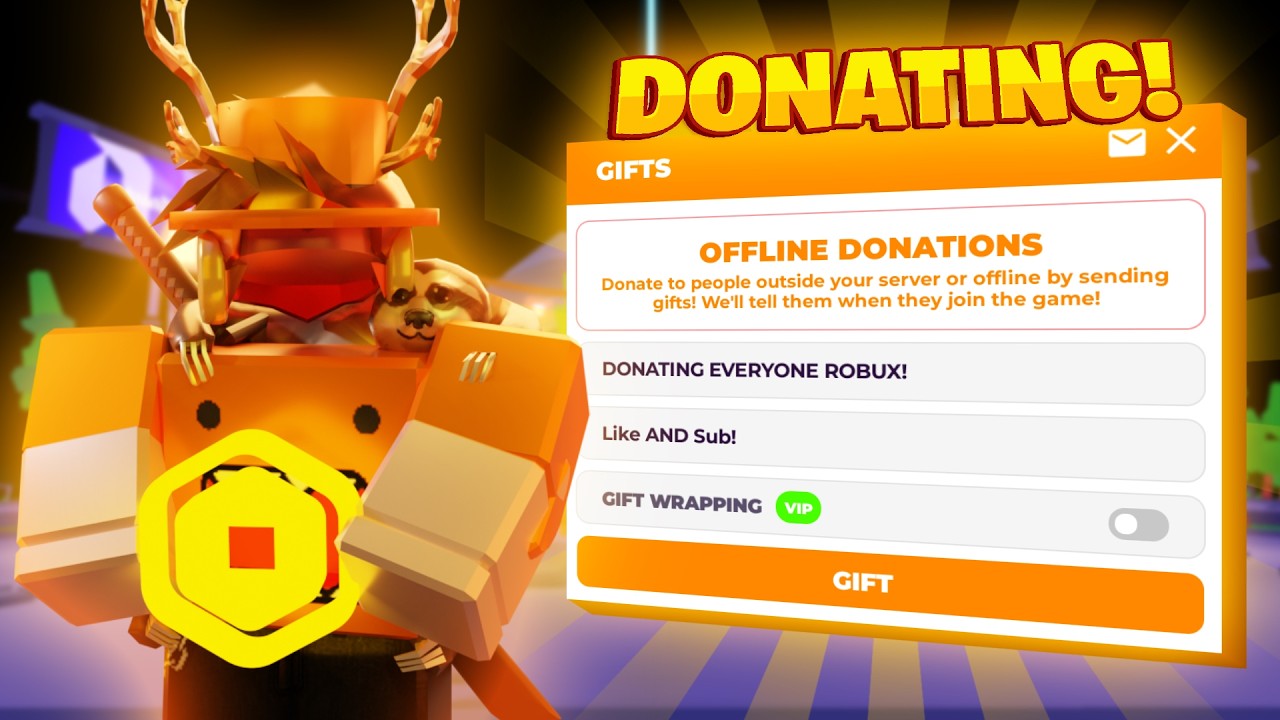 🔴 Donating ROBUX On Pls Donate 💸| TTS IS ON