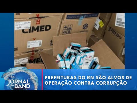 Prefeituras do Rio Grande do Norte são alvos de operação contra corrupção na saúde | Jornal da Band