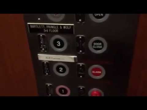 AWESOME Tri-County Hydraulic Elevator @ Bartlett Building, Santa Barbara, CA