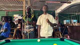 Golden “Aviator” Mdlazi🇿🇼 Vs Ibrahim Kayanja🇺🇬.  CUEMASTERS INTERNATIONAL COMP- MEN’s SINGLES.