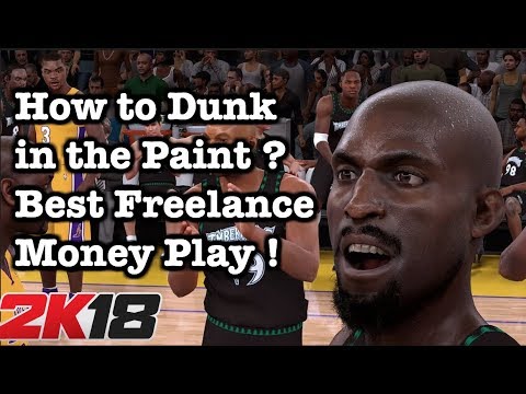 NBA 2K18 How to Dunk in Paint Tutorial. Low Post Scoring Tips 2K18 Best offense Tips #66