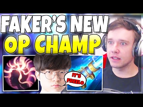 Trying out FAKER'S new champion pick (NEW OP?) Giveaway!! | LoL