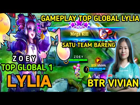 GAMEPLAY AGGRESIVE TOP GLOBAL 1 LYLIA by [ZOEY] | BUILD TERSAKIT LYLIA 2022 | - BEST SUPPORT- MLBB