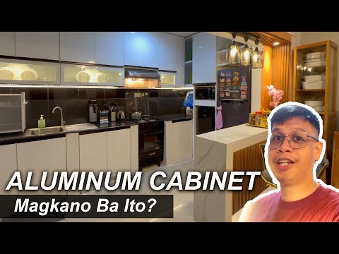 ALUMINUM CABINET , Magkano ito? #kitchencabinets #kitchendesign #interiordesign