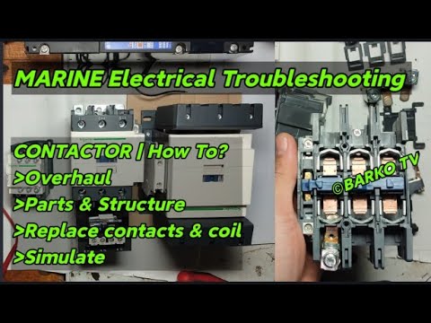 How contactor works | Marine Electrical Troubleshooting | Barko tv | Kalecky | Makinista