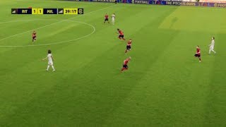 eFootball™_2025　オンライン対戦で見せたロベカルロングFK