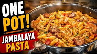 One Pot Jambalaya Pasta That Tastes Like Louisiana Comfort Food