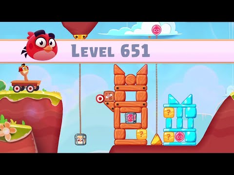 Angry Birds Casual Walkthough Level 651-660 (iOS Android Gameplay)
