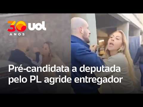 Pré-candidata a deputada pelo PL é filmada agredindo entregador de móveis em Contagem (MG)