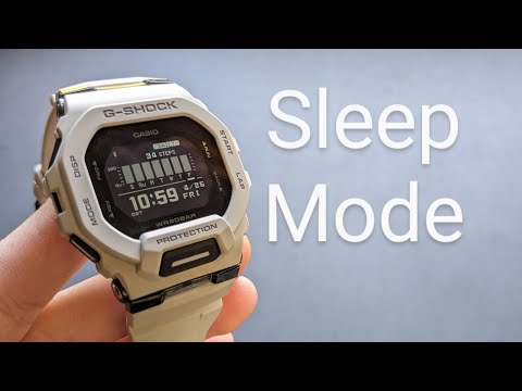 Sleep Mode on Casio G-Shock GBD-200 ( Save Battery & Enable Do Not Disturb)