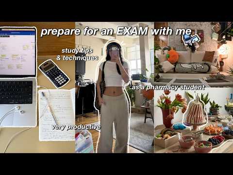 study vlog ✍️ productive days in my life, preparing for exam, study tips & daily life