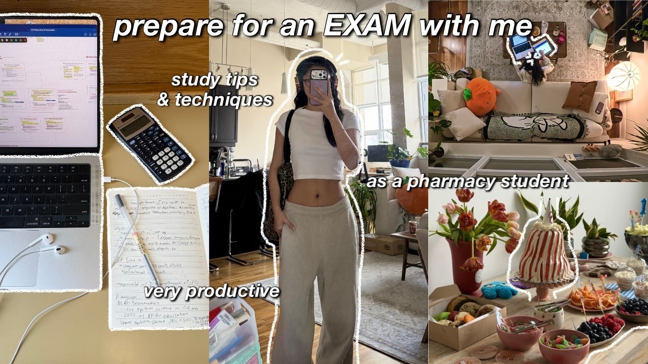 study vlog ✍️ productive days in my life, preparing for exam, study tips & daily life