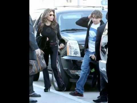 Prince Jackson at LAX Airport with La Toya Jan 2