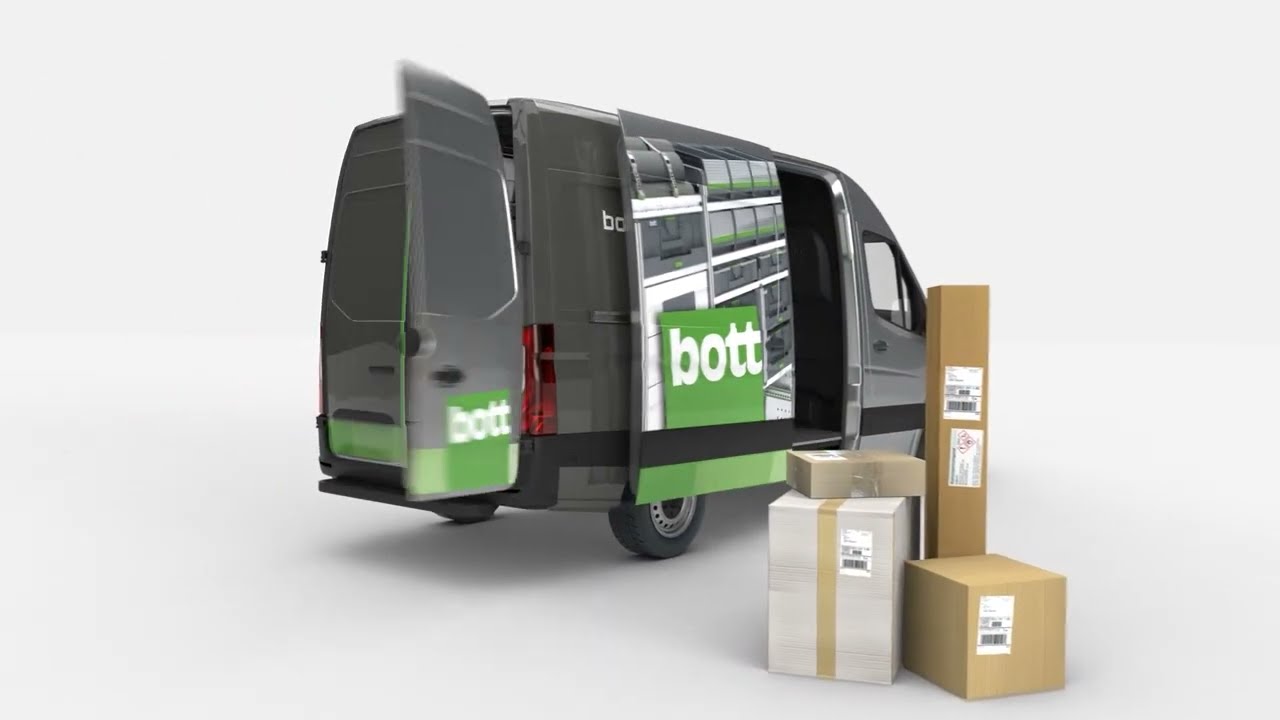 Neu im Sortiment: Die bott Klappregale für maximale Flexibilität im Fahrzeug!