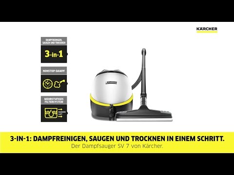 Kärcher SV 7 Dampfsauger - Funktion