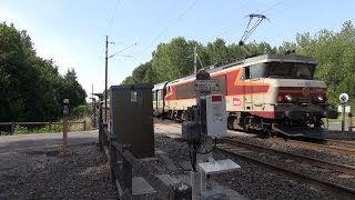 preview picture of video 'TGV ; TER : Z 27500, BB 15000, X 76500, B 82500 ; FRET : Classe 66, BB 26000'