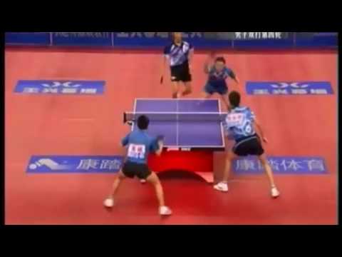 Wang Liqin Ma Lin vs Chen Xi Li Muqiao (Chinese Champions 2007)