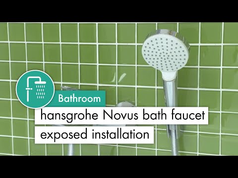 Lifestyle: Single lever bath mixer for exposed installation 1