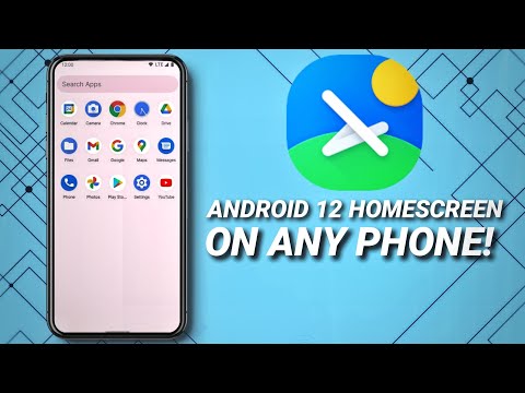 Android 12 Home screen on any Phone - Lawnchair 12 Experience