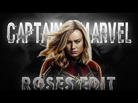 Roses x Captain Marvel |Roses edit ft Captain marvel |Brie Larson x Roses