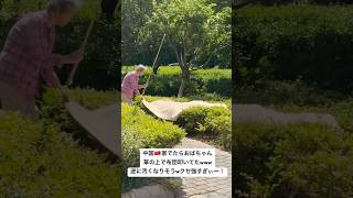 【リアル中国🇨🇳】草の上で布団叩く中国のおばちゃん。#vlog #中国旅行 #中国 #日常vlog #日常　#中国すごいよ　#中国生活